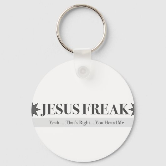 Gott Squad Jesus Freak Schlüsselanhänger (Vorderseite)