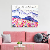 Gott steht für immer leinwanddruck (Insitu (Wohnzimmer))