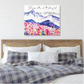 Gott steht für immer leinwanddruck (Insitu (Schlafzimmer))