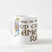 Gott stellte Amateurradio her Kaffeetasse (Vorderseite Links)