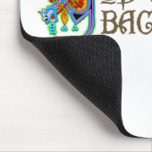 Gott stellte Backgammon her Mousepad (Ecke)