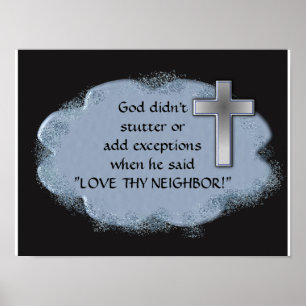 Gott stottert nicht poster