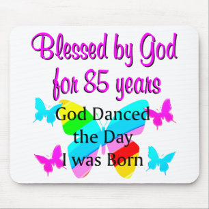 GOTT TANZTE AN DEM TAG, AN DEM ICH GEBORENEN 85. G MOUSEPAD