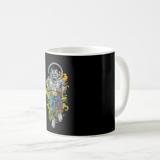 Gott Tigers Kaffeetasse (VorderseiteRechts)