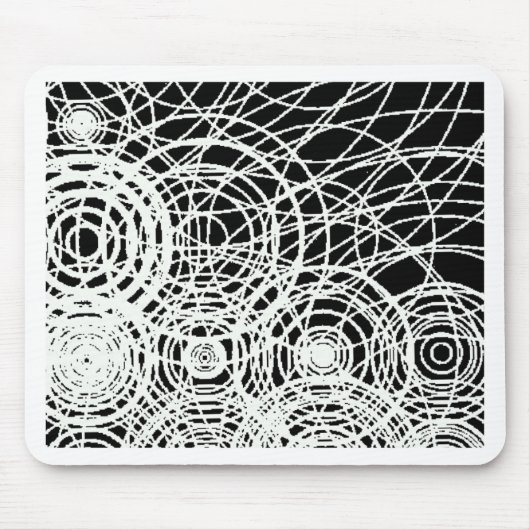Gott-Touchs das schwarze Wasser Mousepad (Vorne)