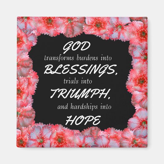 GOTT TRANSFORMS SESSINGS MAGNET (Vorne)