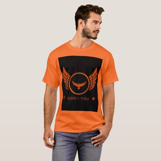 Gott + U Druck Männer oder Erwachsene Handsome Ora T-Shirt (Vorne ganz)