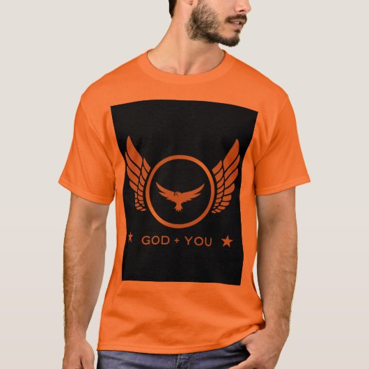Gott + U Druck Männer oder Erwachsene Handsome Ora T-Shirt (Vorderseite)