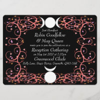 Gott u. Göttin Wiccan Empfangs-Einladung