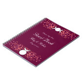 Gott u. Göttin Wiccan Hochzeits-EmpfangGuestbook Notizblock (Linke Seite)