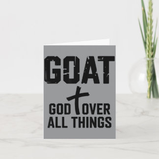 Gott über alle Dinge Karte