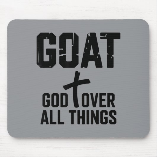 Gott über allen Dingen Mousepad (Vorne)