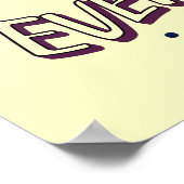 Gott über alles kühne Design Poster (Ecke)