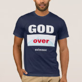 GOTT über T - Shirt der Wissenschaft (Vorderseite)