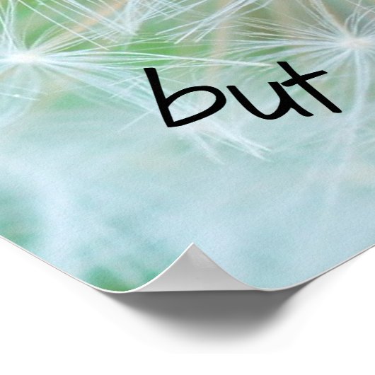 Gott umkreist alles poster (Ecke)