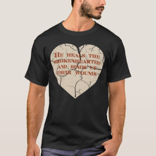 Gott und Christlicher Psalm 1473 Heilung Herz Jesu T-Shirt