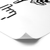 Gott und die Hände der Maschine Poster (Ecke)