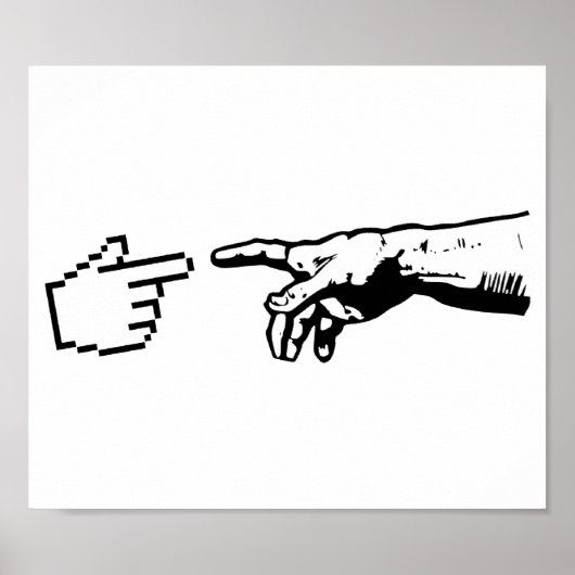 Gott und die Hände der Maschine Poster (Vorne)