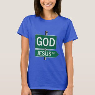 Gott und Jesus Zeichen T-Shirt