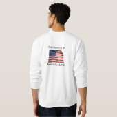 Gott und Tierschütze Sweatshirt (Schwarz voll)
