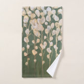 Gott-und weiße Mohnblumen-Grafik Badhandtuch Set (Handtuch)