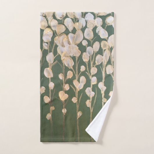 Gott-und weiße Mohnblumen-Grafik Badhandtuch Set (Handtuch)