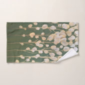 Gott-und weiße Mohnblumen-Grafik Badhandtuch Set (Handtuch)