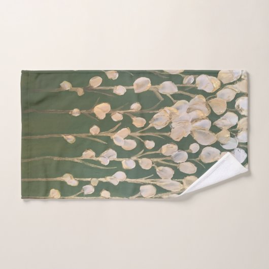 Gott-und weiße Mohnblumen-Grafik Badhandtuch Set (Handtuch)