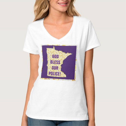 GOTT UNSERE POLIZEI! T-Shirt (Vorderseite)