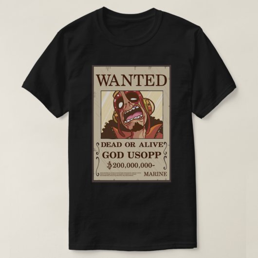 Gott Usopp Gewollt Poster 1 T-Shirt (Design vorne)