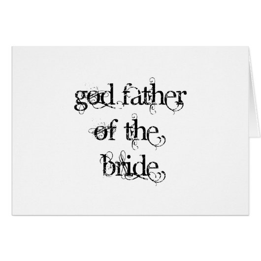 Gott Vater der Braut (Vorderseite (Horizontal))
