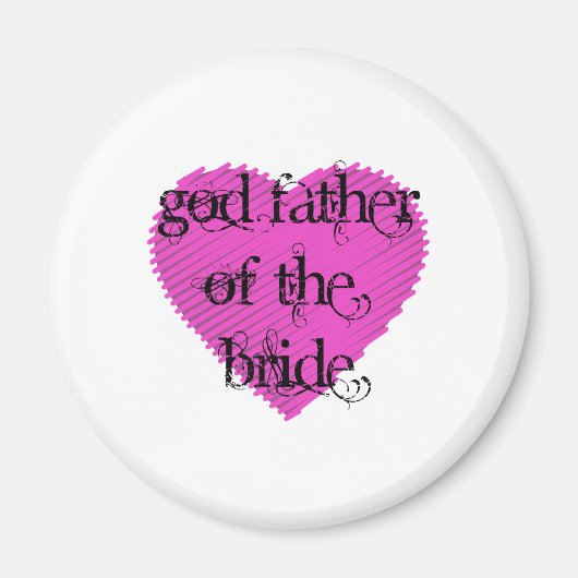 Gott Vater der Braut Magnet (Vorne)