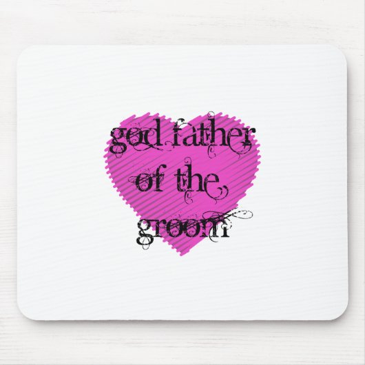 Gott Vater des Grooms Mousepad (Vorne)