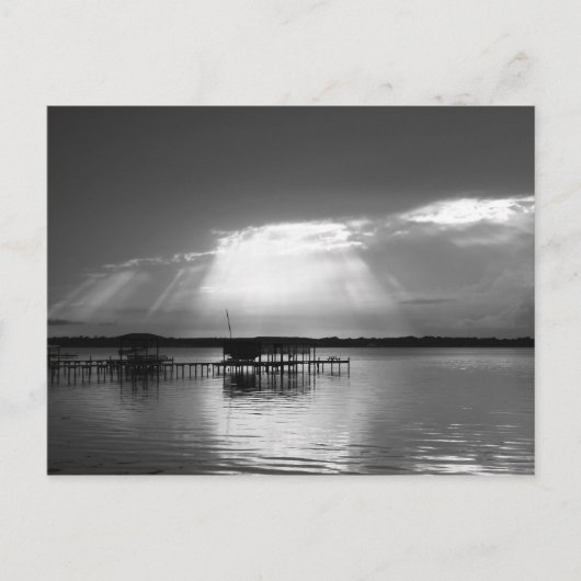 Gott Verließ ein Licht auf für dich Postkarte (Vorderseite)