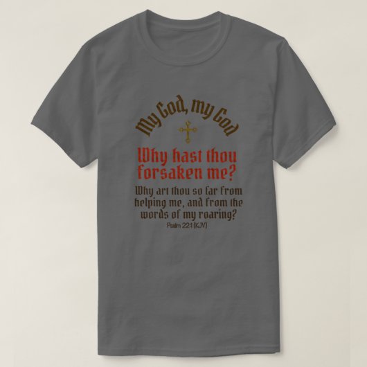 Gott verlor mich (Mehr Farben & Stile) - T-Shirt (Design vorne)