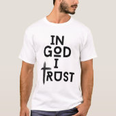 Gott vertraue ich T-Shirt (Vorderseite)