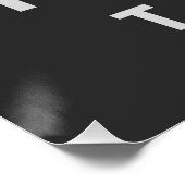 Gott vertrauen Poster (Ecke)