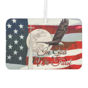 Gott vertrauen wir Air Freshener Autolufterfrischer