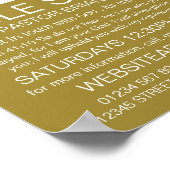 Gott vertrauen wir, Crucifix, Christliche Bibelkla Poster (Ecke)