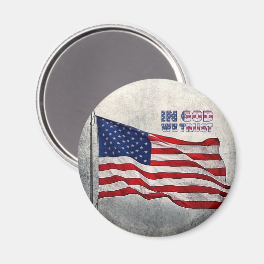Gott vertrauen wir Magnet (Vorderseite/Rückseite)