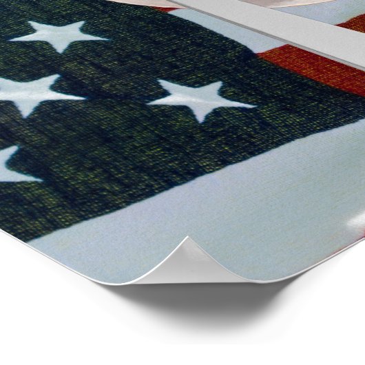 Gott vertrauen wir Poster (Ecke)