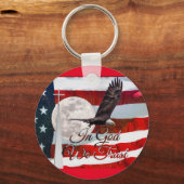 Gott vertrauen wir Schlüsselketten Schlüsselanhänger (Vorderseite)