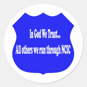 Gott vertrauen wir Sticker