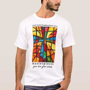 Gott verwandelt zerbrochene Stücke in Meisterwerke T-Shirt