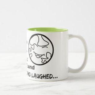 "Gott viel versprechender Mann-" lustige Tasse