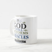 Gott vollbringt immer noch Wunder Christlicher Gla Kaffeetasse (Vorderseite Links)