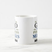 Gott vollbringt immer noch Wunder Christlicher Gla Kaffeetasse (Mittel)