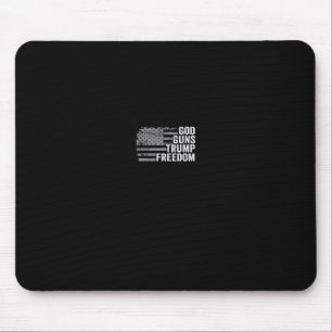 Gott Waffen Trump Freiheit - Lustig Christlich Pro Mousepad