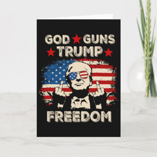 Gott Waffen Trump Freiheit Republikaner Konservati Karte