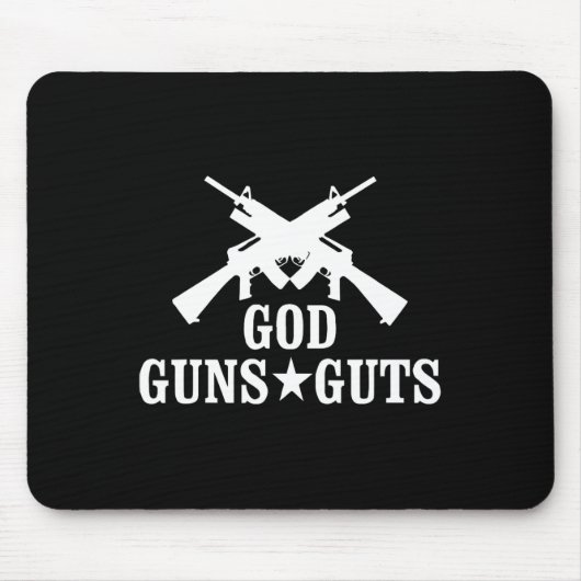 Gott, Waffen und Eingeweide, Frohe Weihnachten Mousepad (Vorne)